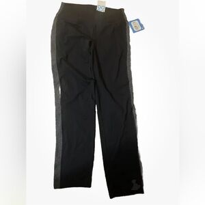 Actra Women’s Evapor Athletic Pants Leggings Black Gray Small New